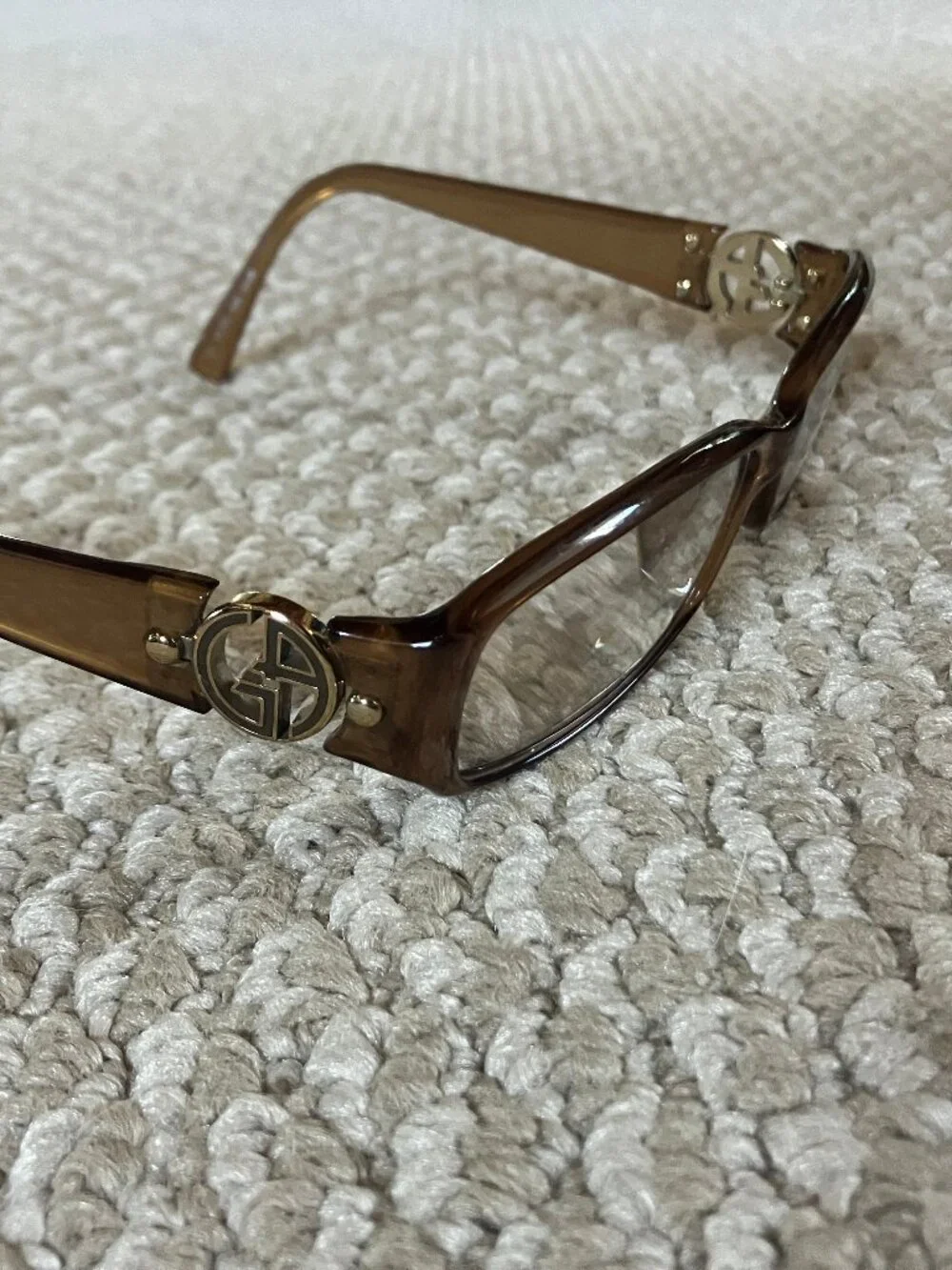 Vintage GIORGIO ARMANI 135 GA 471 GUD Eyeglasses Optyl Frame plus Case